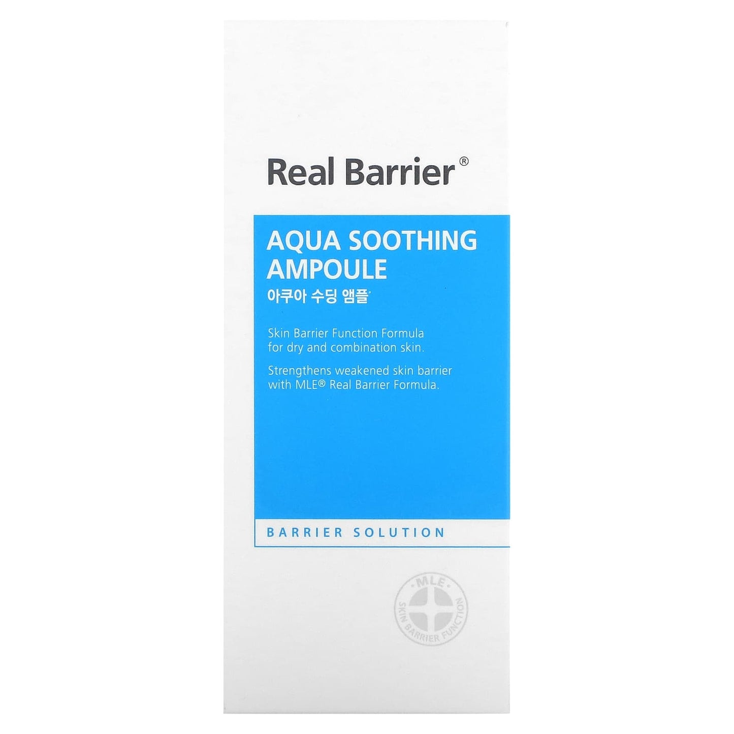 Real Barrier, Aqua Soothing Ampoule, 1.01 fl oz (30 ml)