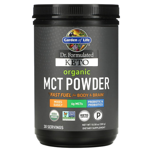 Garden of Life-Dr. Formulated Keto-Organic MCT Powder-10.58 oz (300 g)