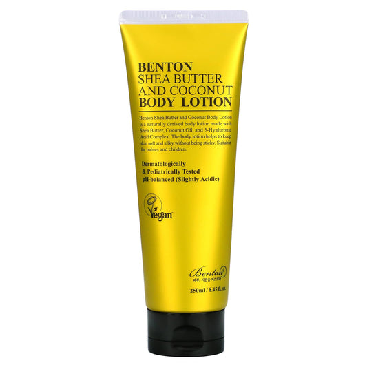 Benton-Shea Butter and Coconut Body Lotion-8.45 fl oz (250 ml)