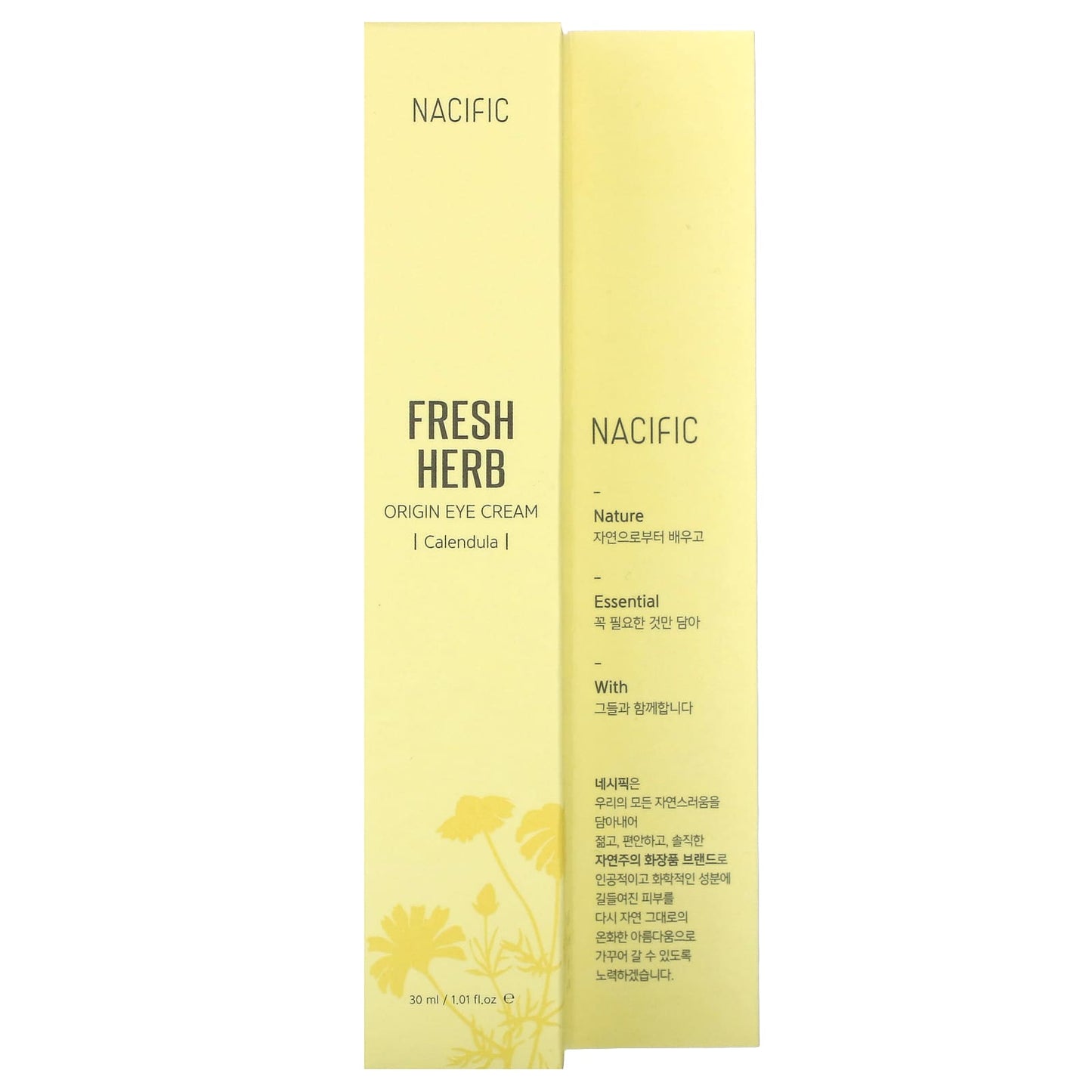 Nacific, Fresh Herb, Origin Eye Cream, Calendula, 1.01 fl oz (30 ml)