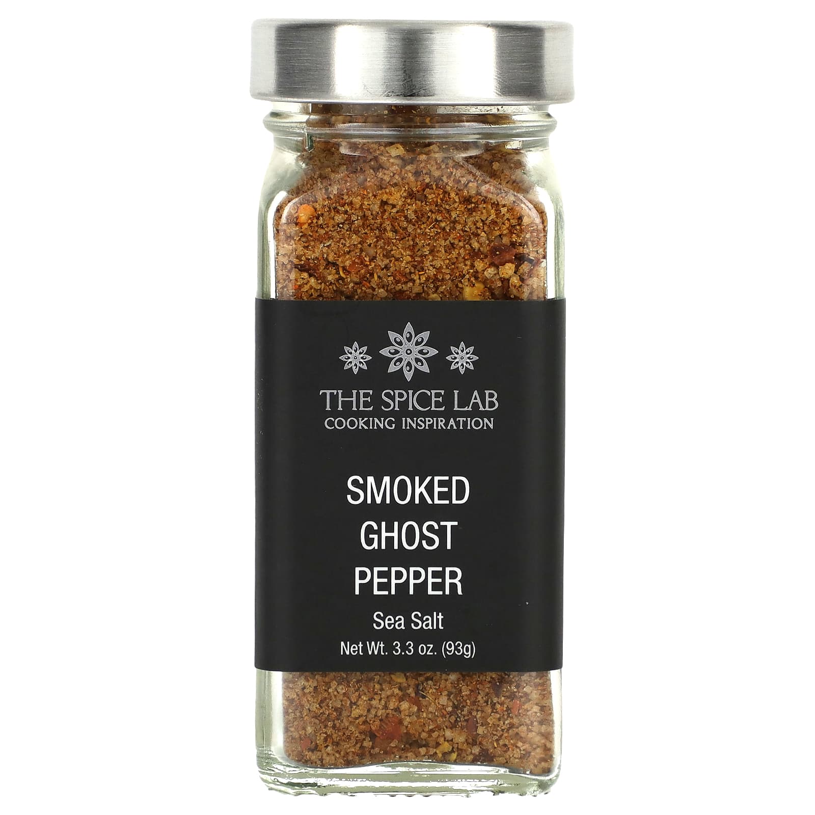 The Spice Lab-Smoked Ghost Pepper Sea Salt-3.3 oz (93 g)