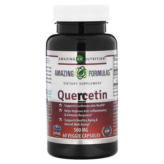 Amazing Nutrition-Quercetin-500 mg-60 Veggie Capsules