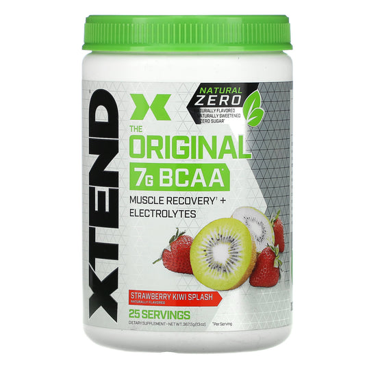 Xtend-The Original 7G BCAA-Natural Zero-Strawberry Kiwi Splash-13 oz (367.5 g)