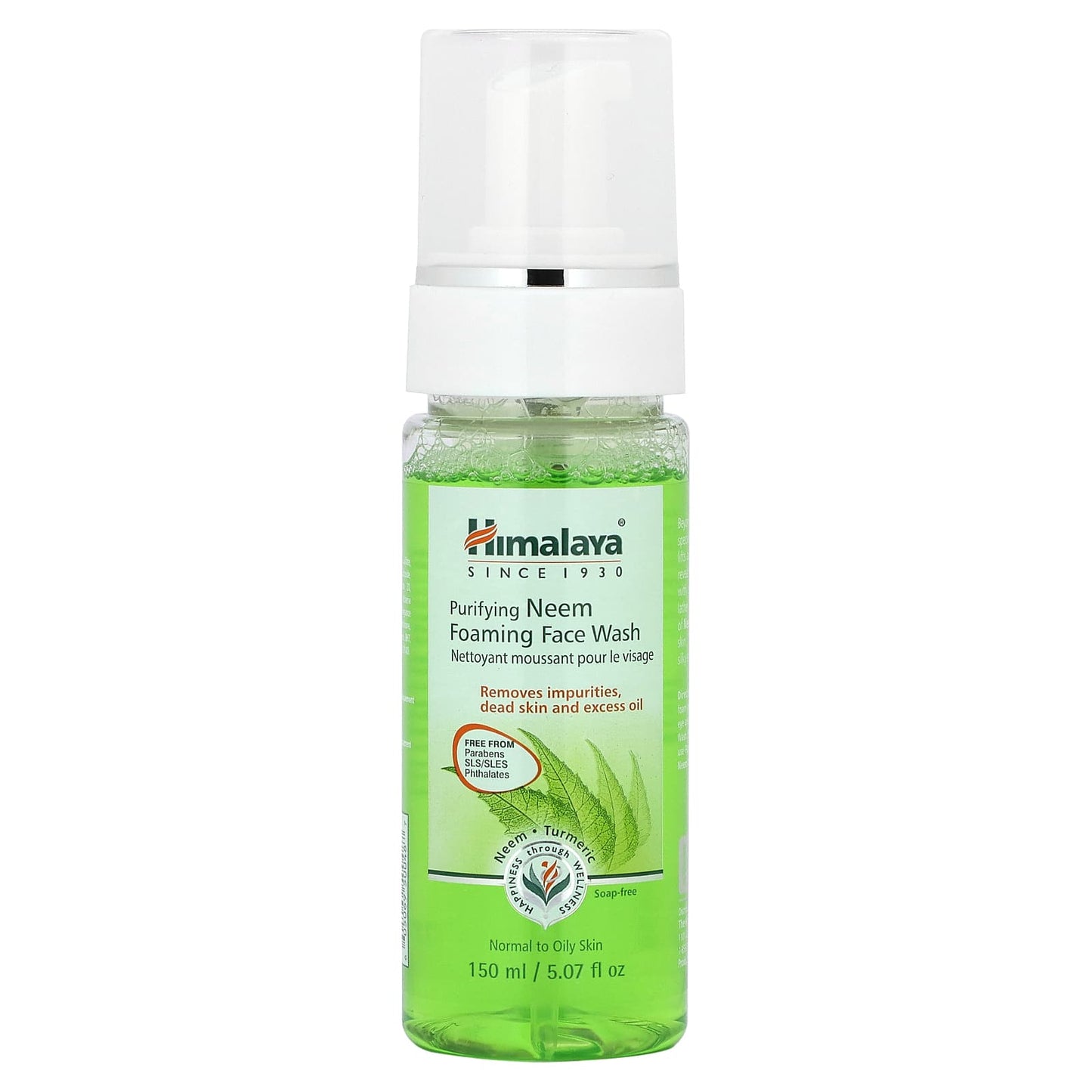 Himalaya-Purifying Neem Foaming Face Wash-Normal to Oily Skin-5.07 fl oz (150 ml)