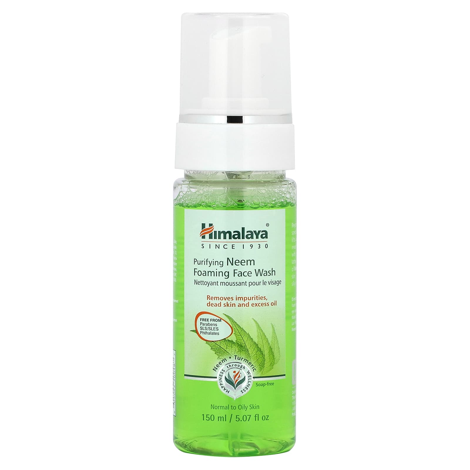 Himalaya-Purifying Neem Foaming Face Wash-Normal to Oily Skin-5.07 fl oz (150 ml)