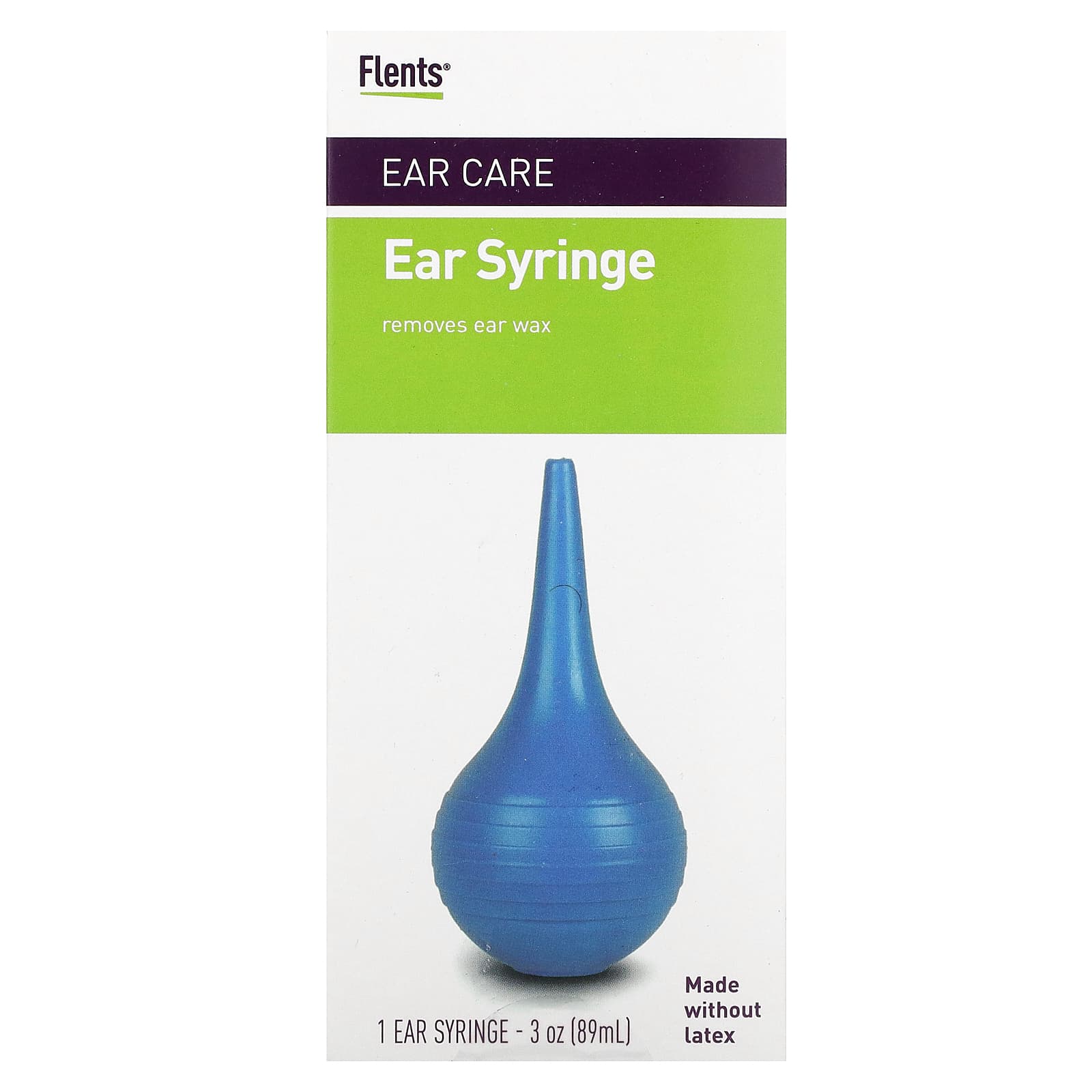 Flents-Ear Care-Ear Syringe-1 Ear Syringe-3 oz (89 ml)