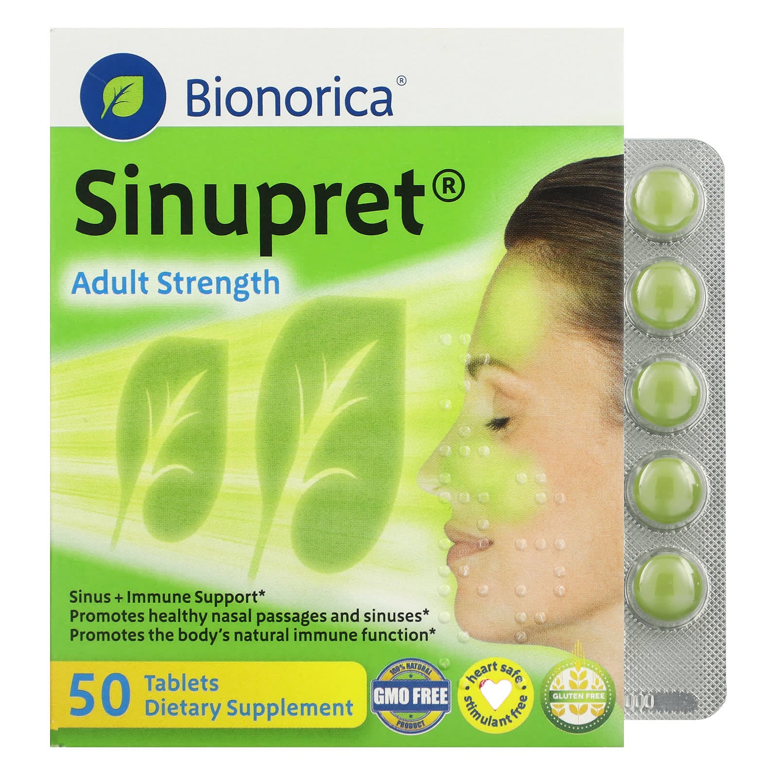 Bionorica-Sinupret-Adult Strength-50 Tablets