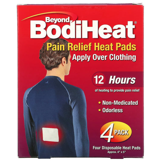 Beyond BodiHeat-Pain Relief Heat Pads-4 Pack