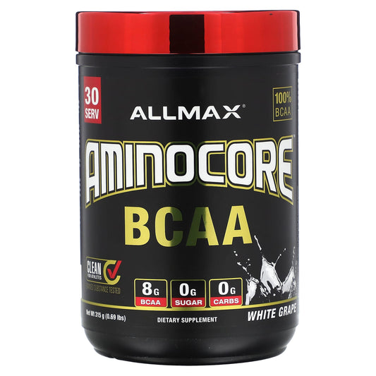 ALLMAX-AMINOCORE BCAA-White Grape-0.69 lbs (315 g)