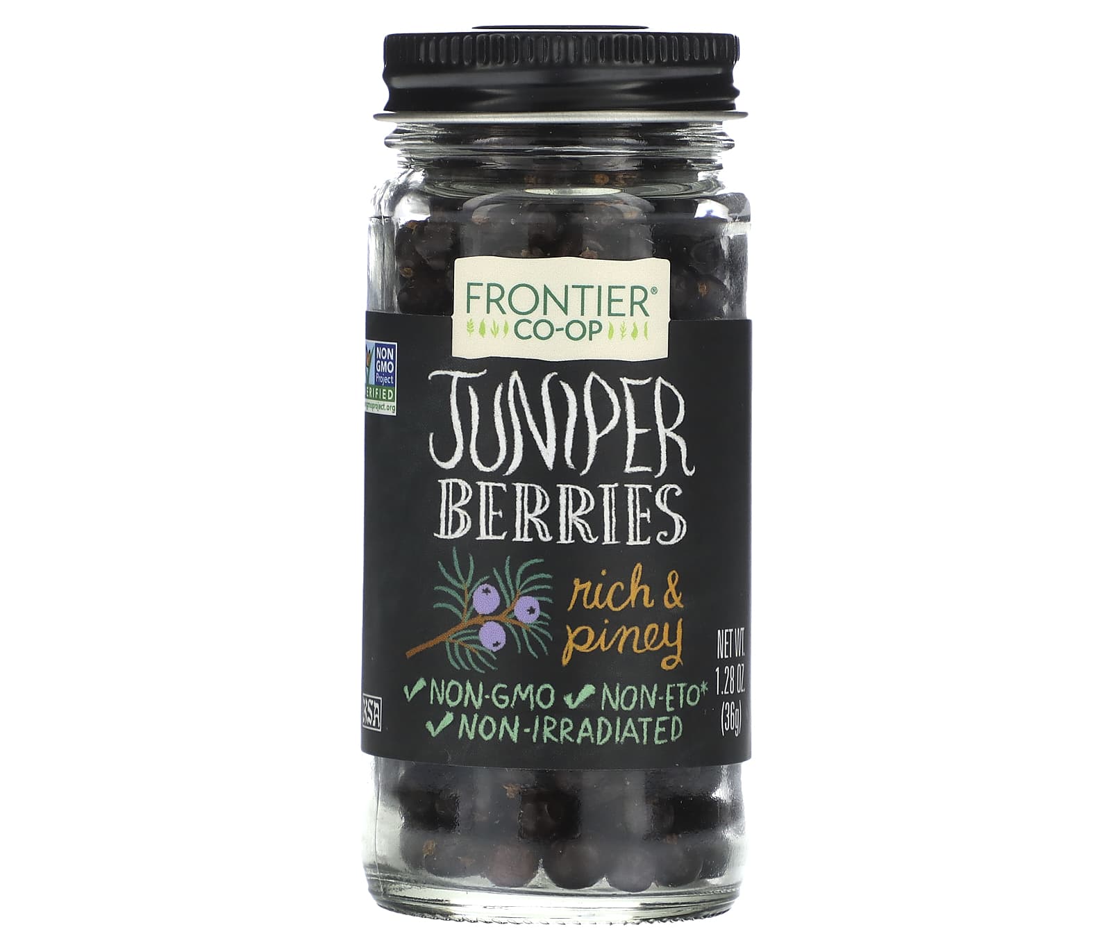 Frontier Co-op-Juniper Berries-1.28 oz (36 g)