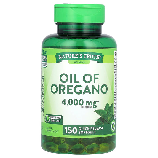 Nature's Truth-Vitamins-Oil Of Oregano-2,000 mg-150 Quick Release Softgels