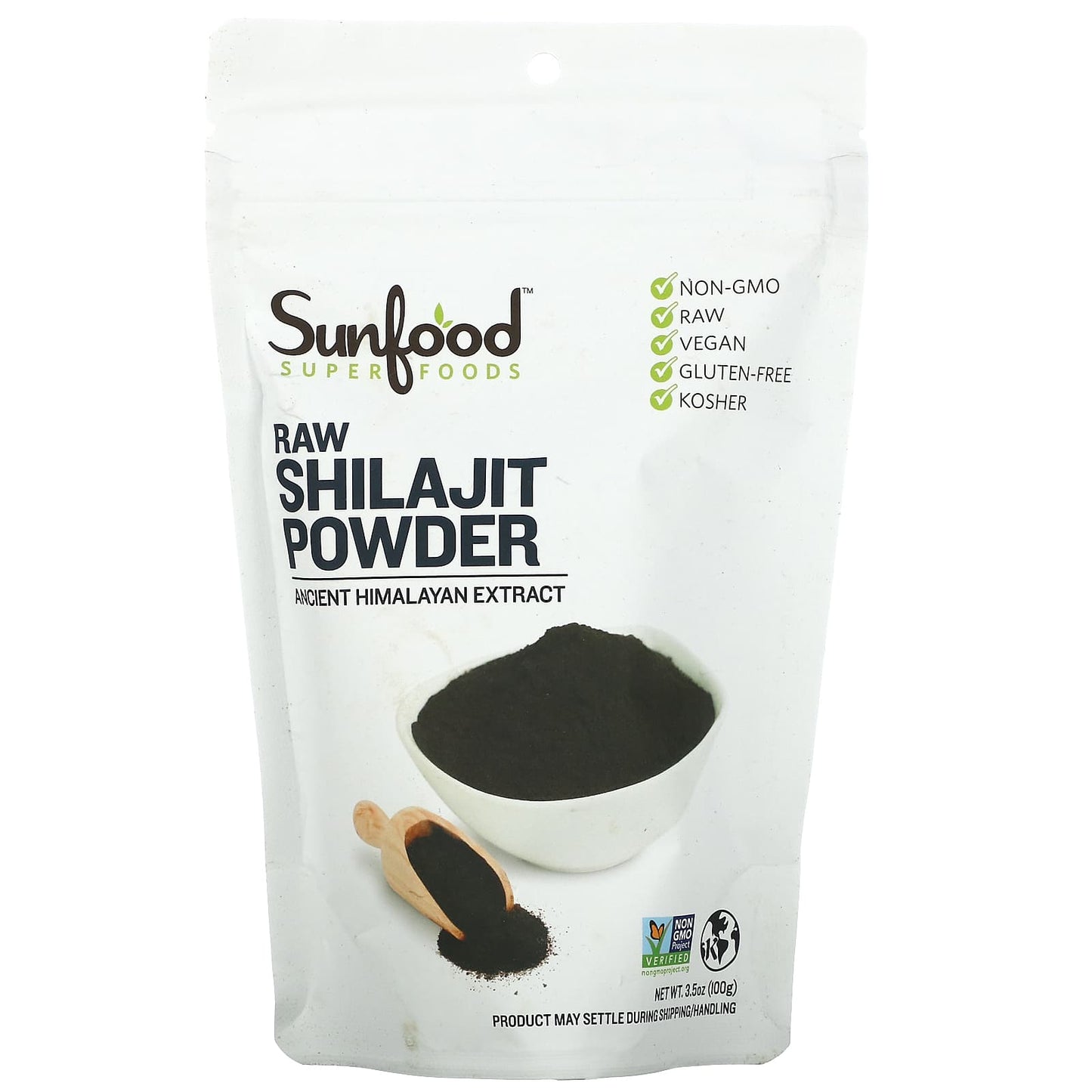 Sunfood-RAW Shilajit Powder-3.5 oz (100 g)