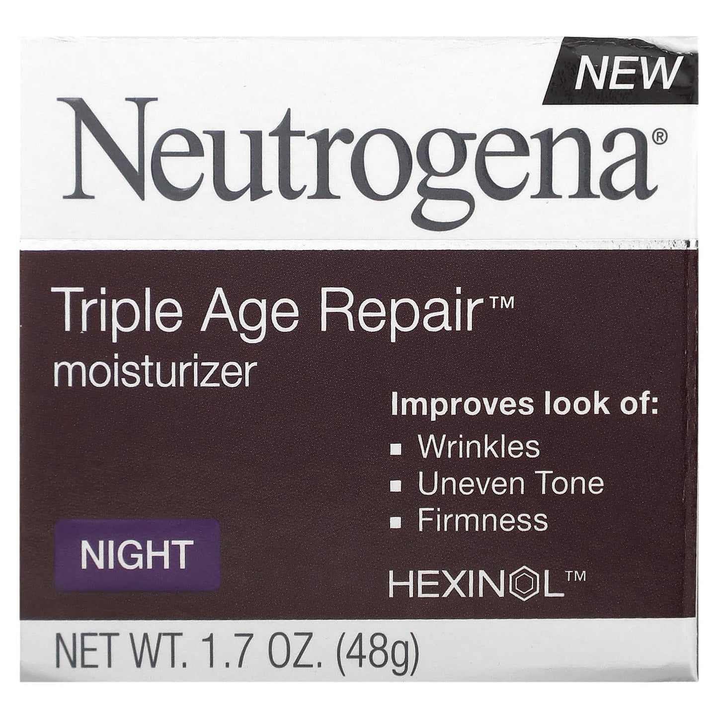 Neutrogena, Triple Age Repair, Night Moisturizer, 1.7 oz (48 g)