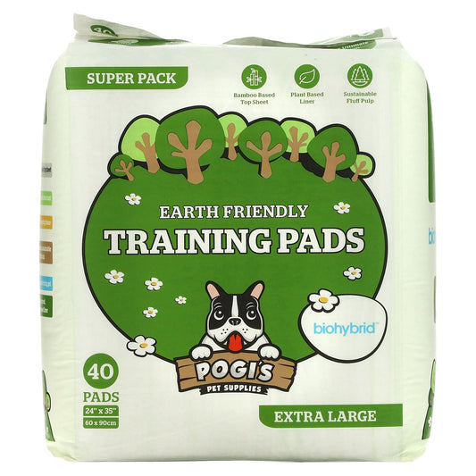 Pogi's Pet Supplies-Earth Friendly Training Pads-Extra Large-40 Pads