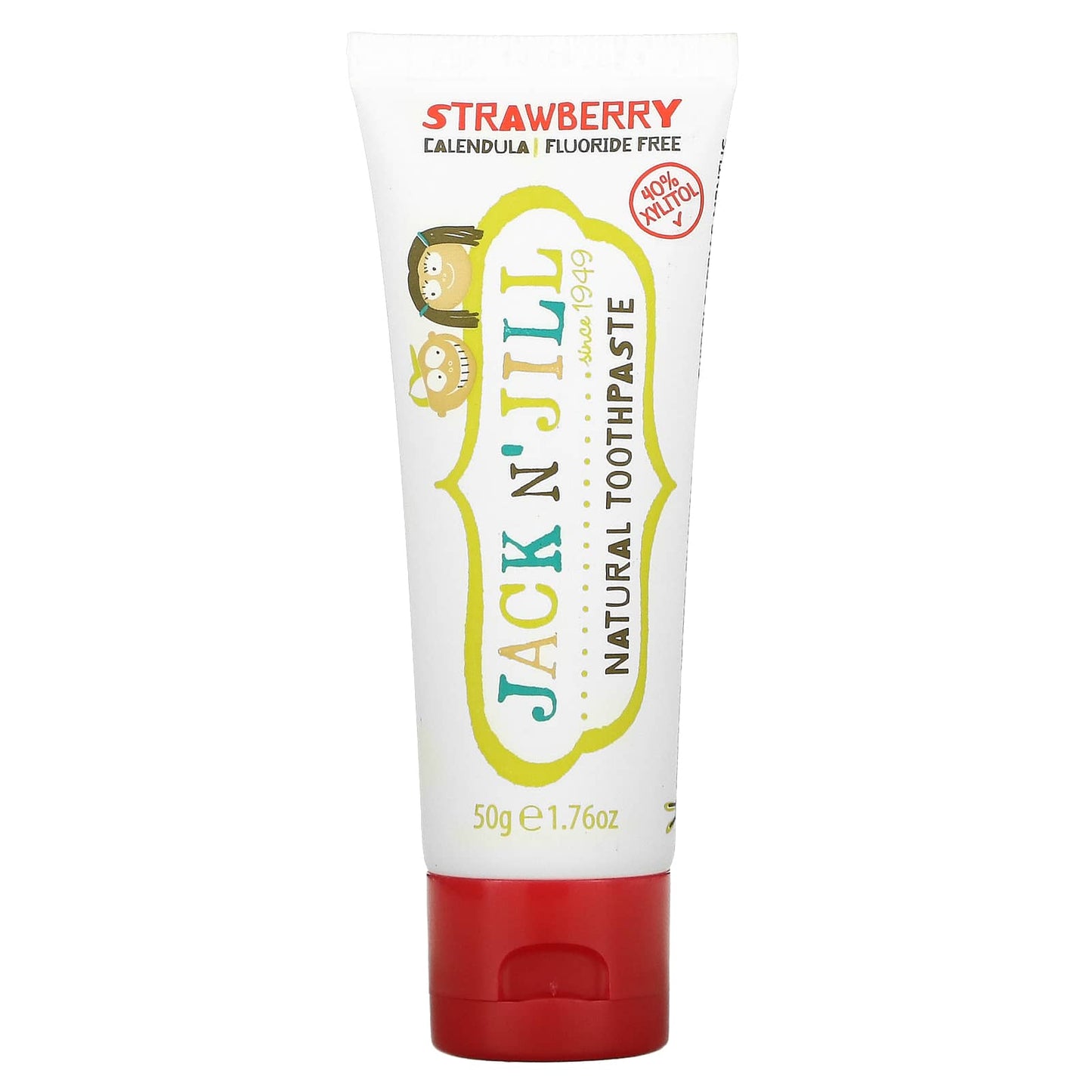 Jack n' Jill-Natural Toothpaste-6 Months+-Strawberry-1.76 oz (50 g)