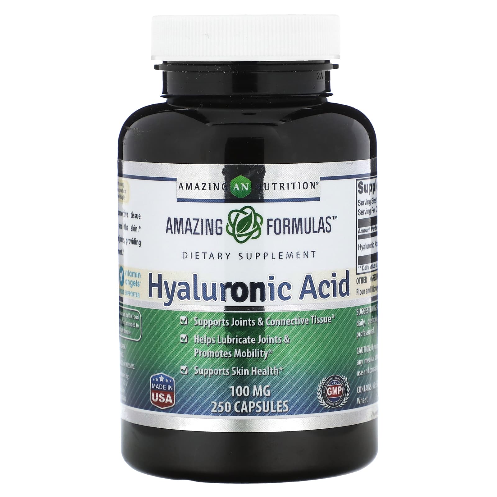 Amazing Nutrition-Hyaluronic Acid-100 mg-250 Capsules