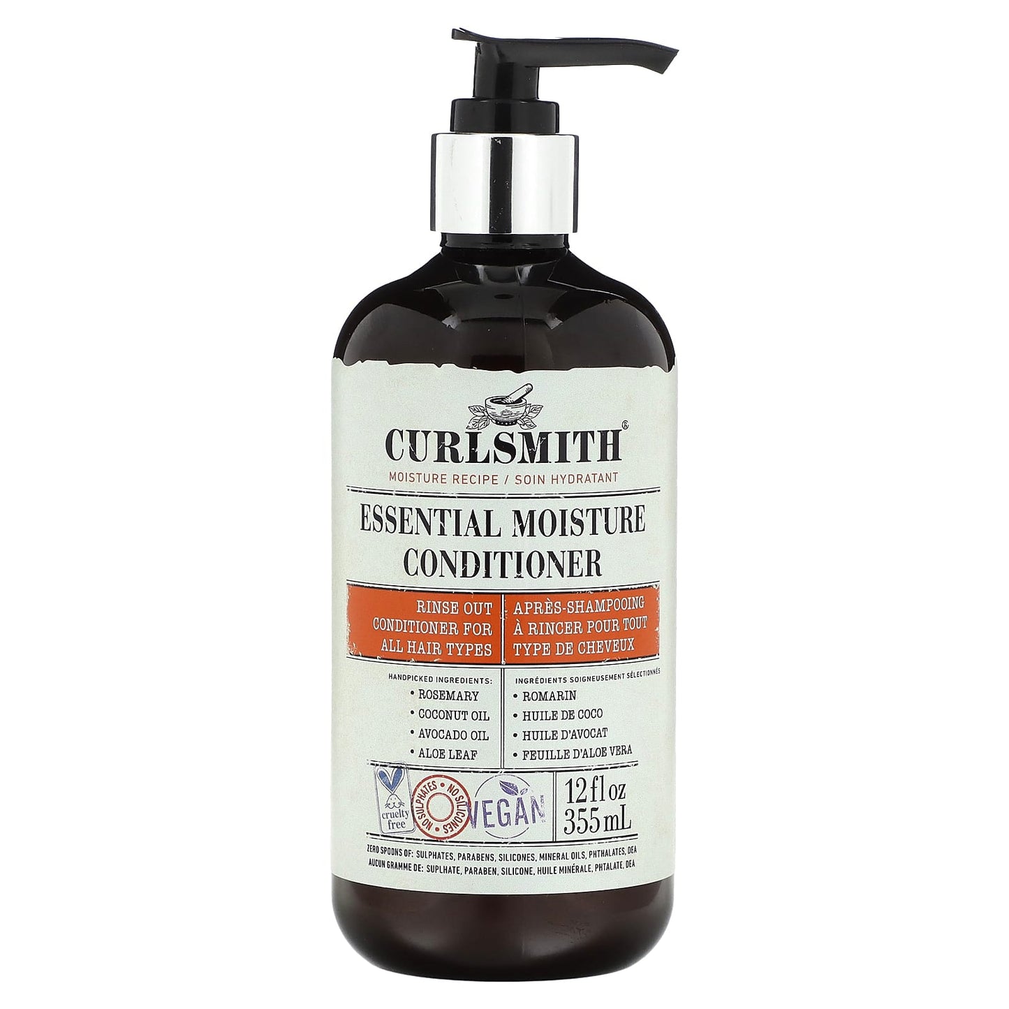 Curlsmith-Essential Moisture Conditioner-For All Hair Types-12 fl oz (355 ml)