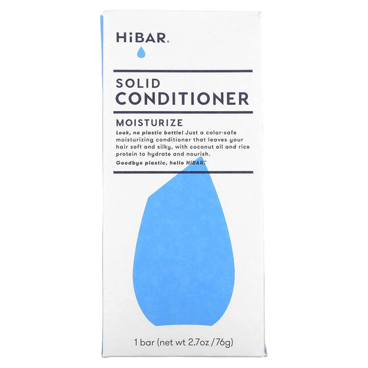 HiBAR-Solid Conditioner-Moisturize-1 Bar-2.7 oz (76 g)