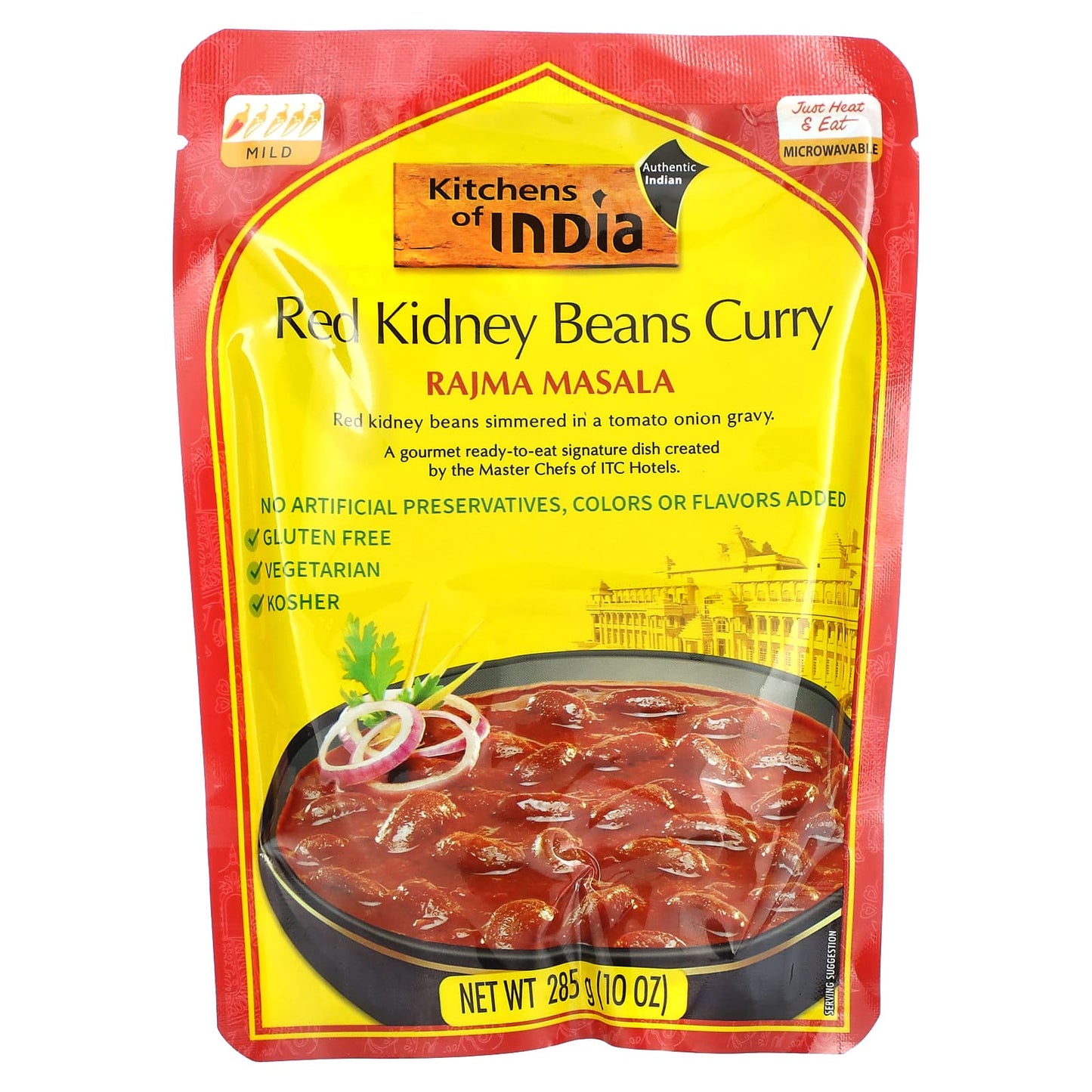 Kitchens of India-Rajma Masala-Red Kidney Beans Curry-Mild-10 oz (285 g)