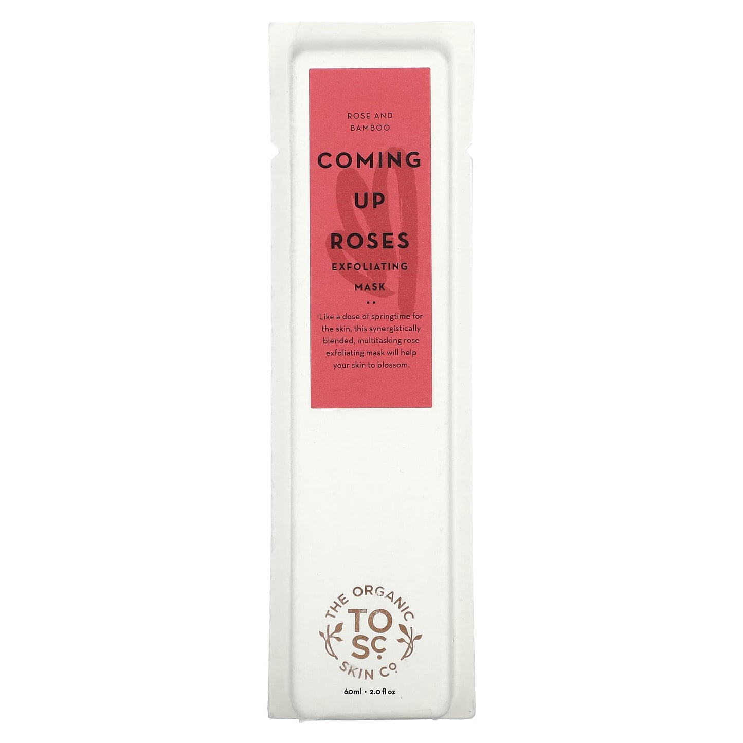 The Organic Skin Co., Coming Up Roses Exfoliating Beauty Mask, Rose and Bamboo, 2 fl oz (60 ml)