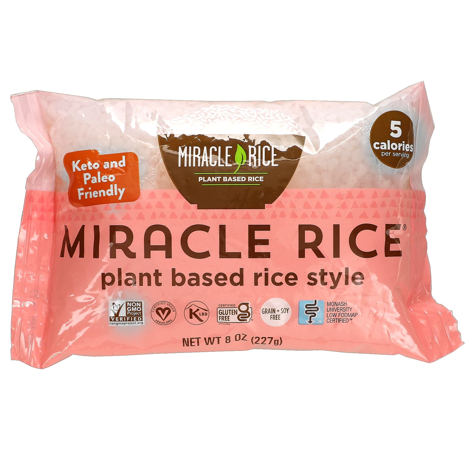 Miracle Noodle-Miracle Rice-8 oz (227 g)