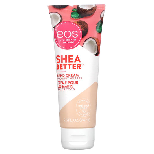 EOS-Shea Better-Hand Cream-Coconut Waters-2.5 fl oz (74 ml)