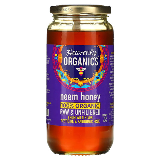 Heavenly Organics-100% Organic Neem Honey-22 oz (624 g)