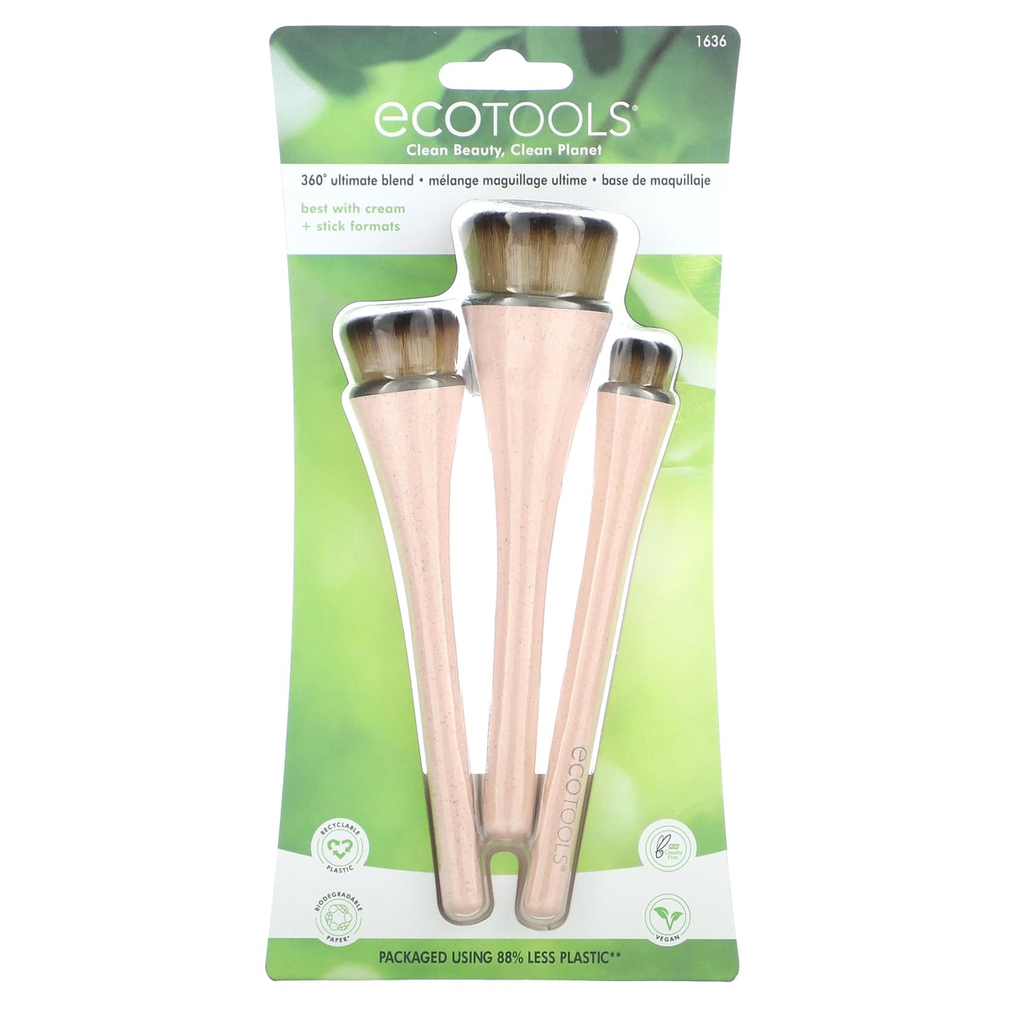 EcoTools, 360 Ultimate Blend Kit, 3 Brushes