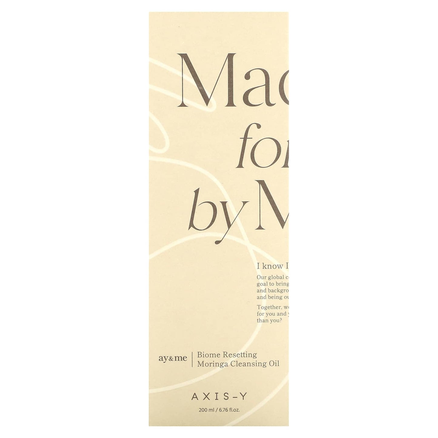 Axis-Y, Ay & Me, Biome Resetting Moringa Cleansing Oil, 6.76 fl oz (200 ml)