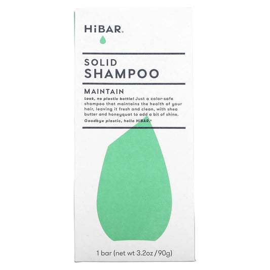 HiBAR-Solid Shampoo-Maintain-1 Bar-3.2 oz (90 g)