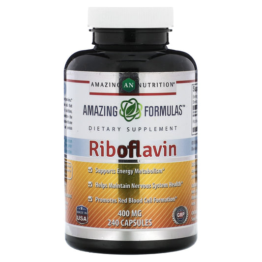 Amazing Nutrition-Riboflavin-400 mg-240 Capsules