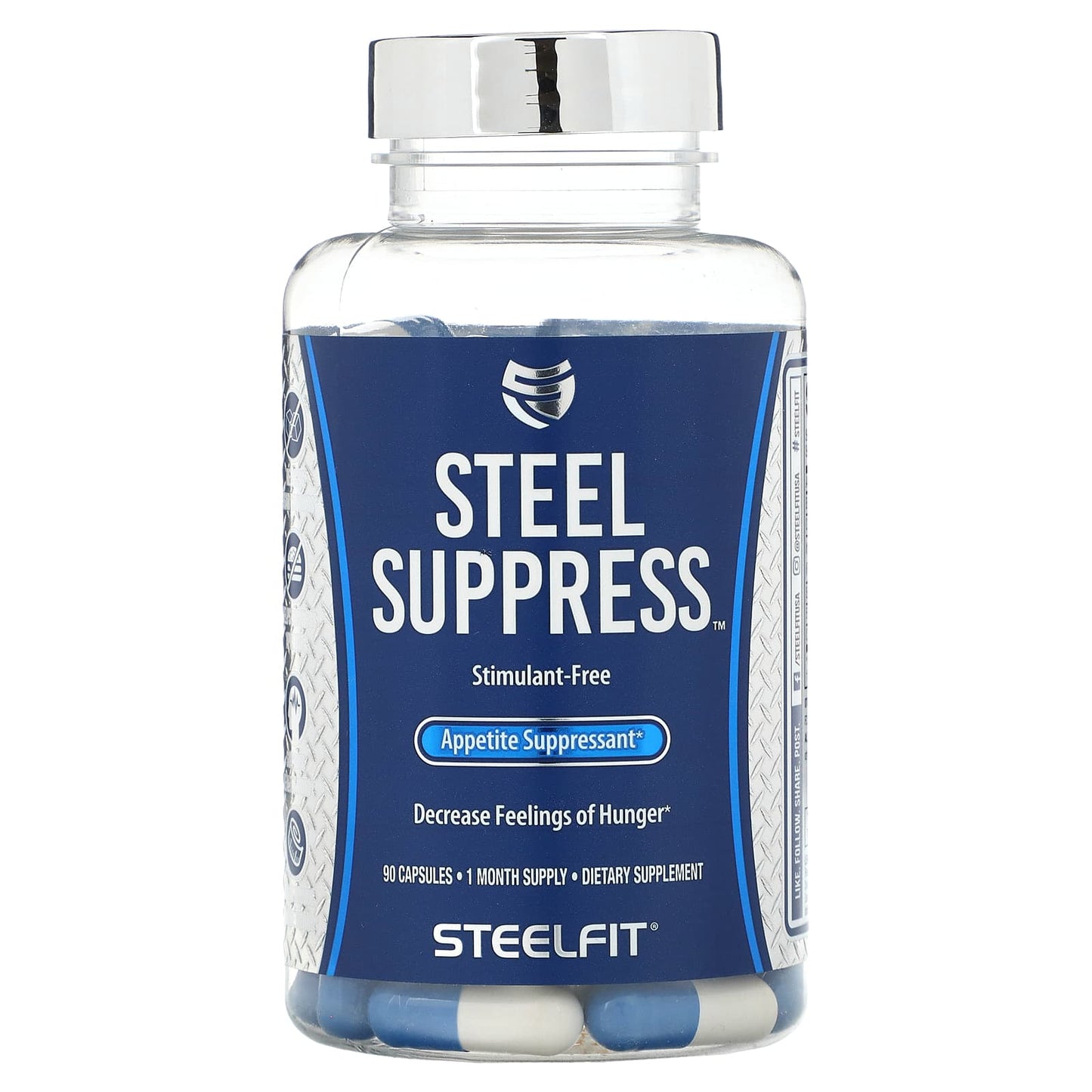 SteelFit-Steel Suppress-Appetite Suppressant-90 Capsules