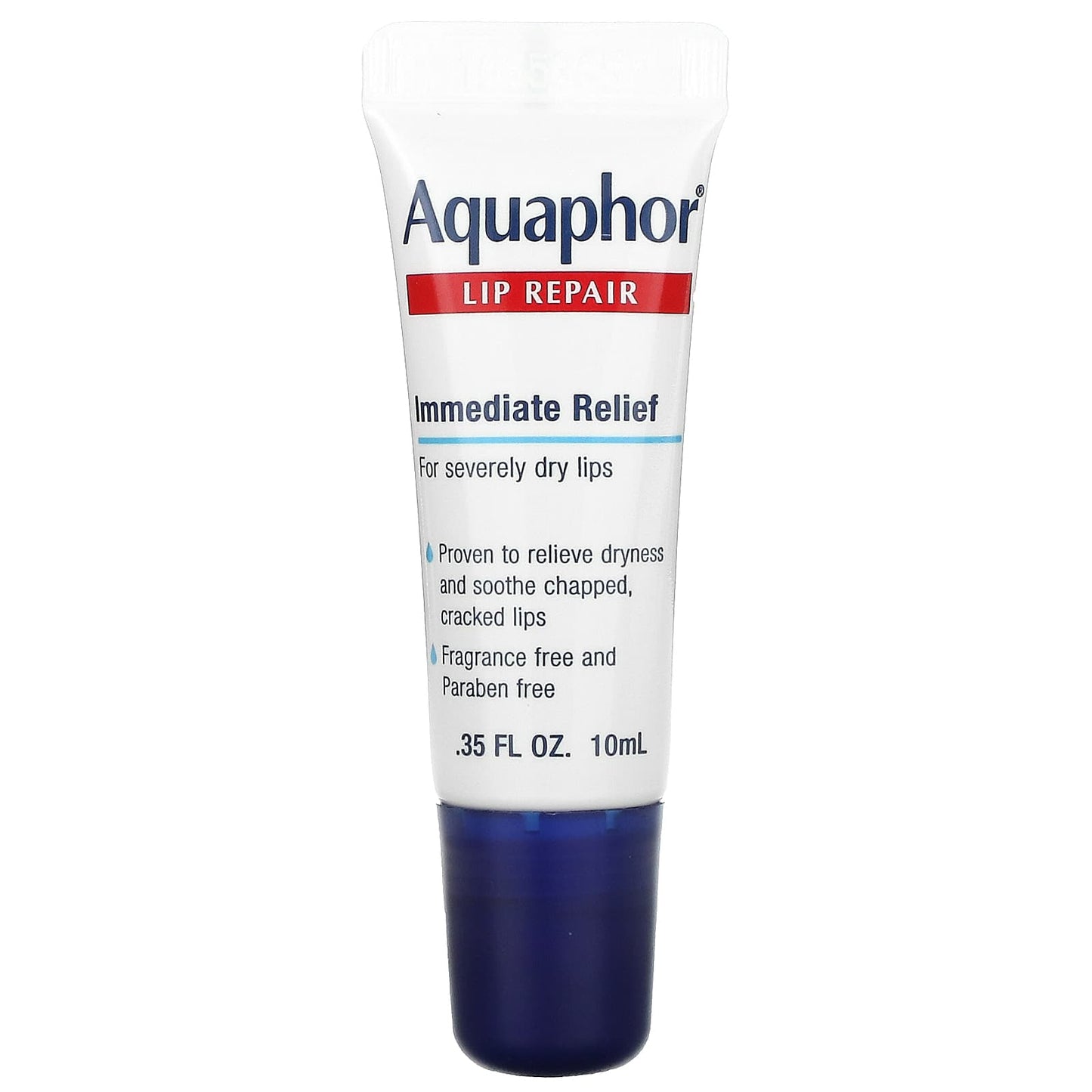 Aquaphor-Lip Repair-Immediate Relief-Fragrance Free-0.35 fl oz (10 ml)