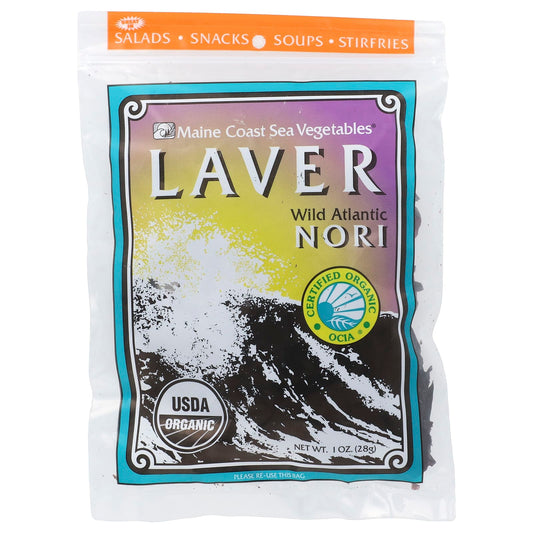 Maine Coast Sea Vegetables-Laver-Wild Atlantic Nori-1 oz (28 g)