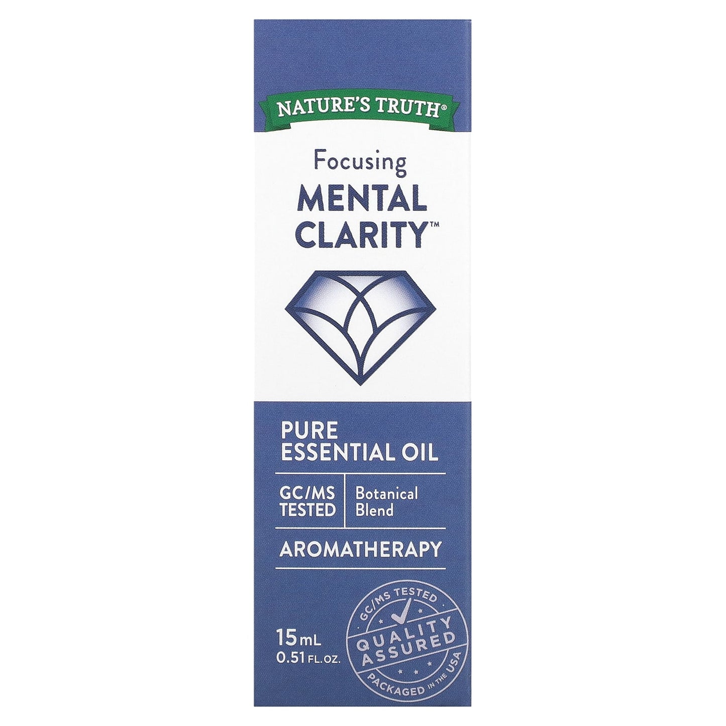 Nature's Truth, Pure Essential Oil, Focusing Mental Clarity, 0.51 fl oz (15 ml)