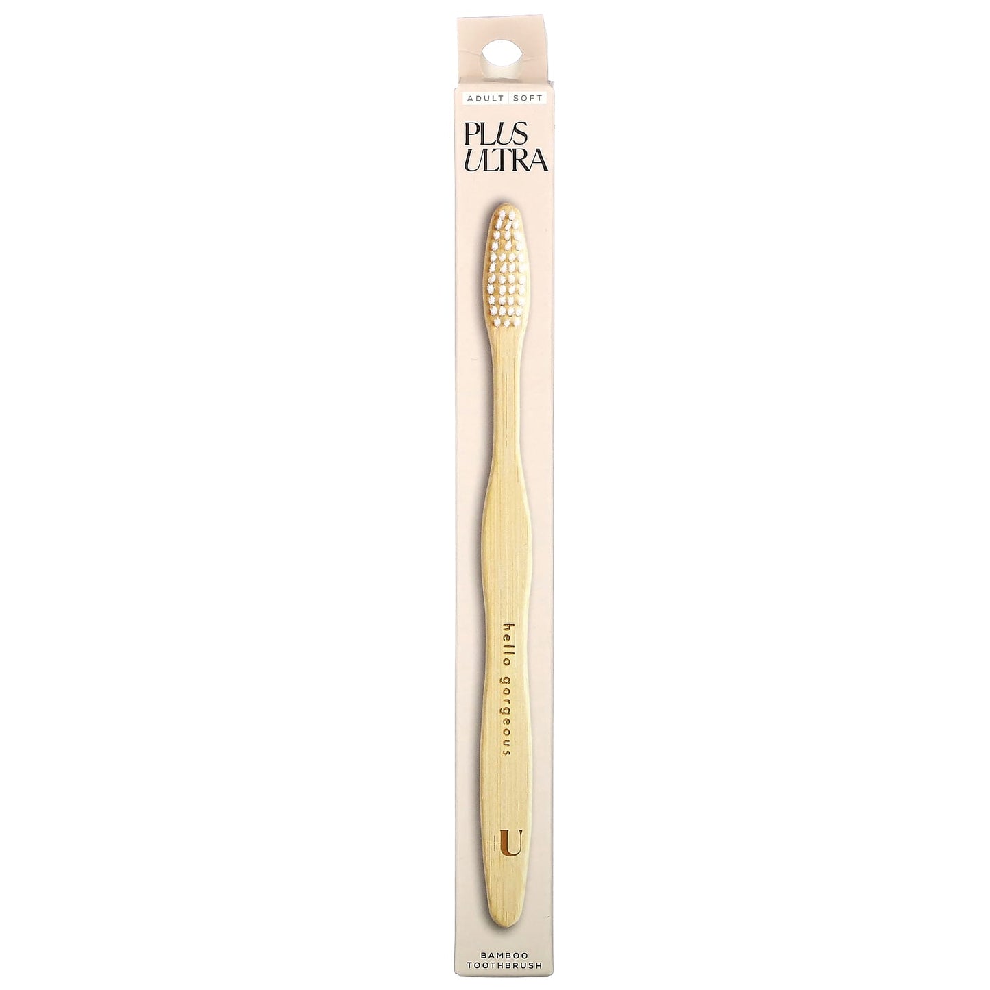 Plus Ultra-Bamboo Toothbrush-Hello Gorgeous-Adult-Soft-1 Toothbrush