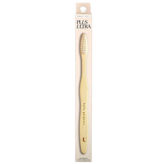 Plus Ultra-Bamboo Toothbrush-Hello Gorgeous-Adult-Soft-1 Toothbrush