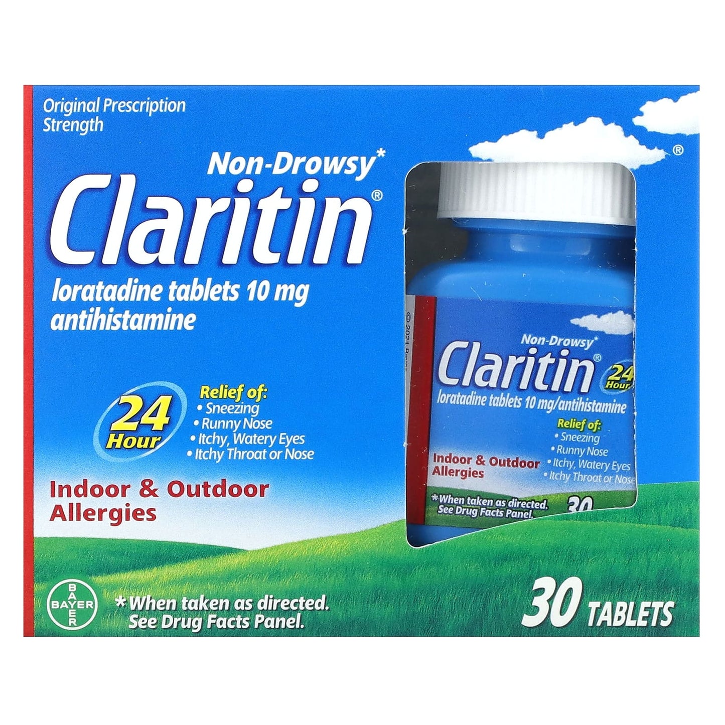 Claritin-Non-Drowsy-Tablets 24-Hour-10 mg-30 Tablets