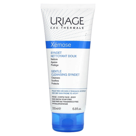 Uriage-Xemose-Gentle Cleansing Syndet-Fragrance Free-6.8 fl oz (200 ml)