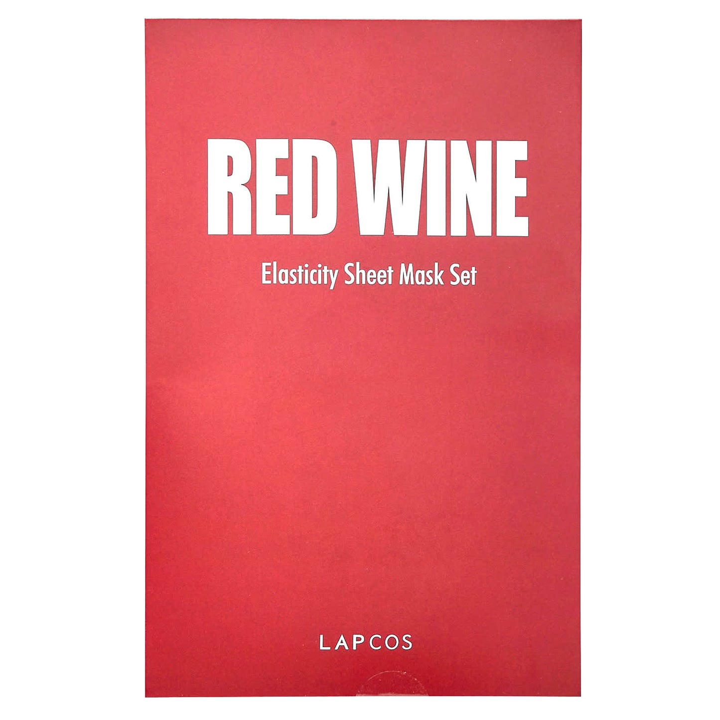 Lapcos, Red Wine Beauty Sheet Mask Set, Elasticity, 5 Sheets, 1.01 fl oz (30 ml) Each