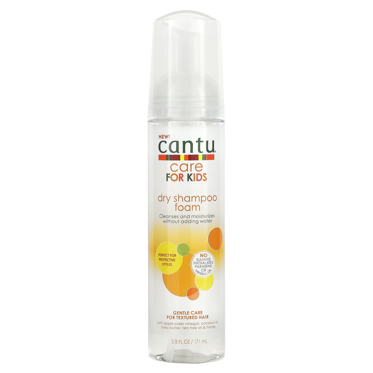 Cantu-Care For Kids-Dry Shampoo Foam-5.8 fl oz (171 ml)