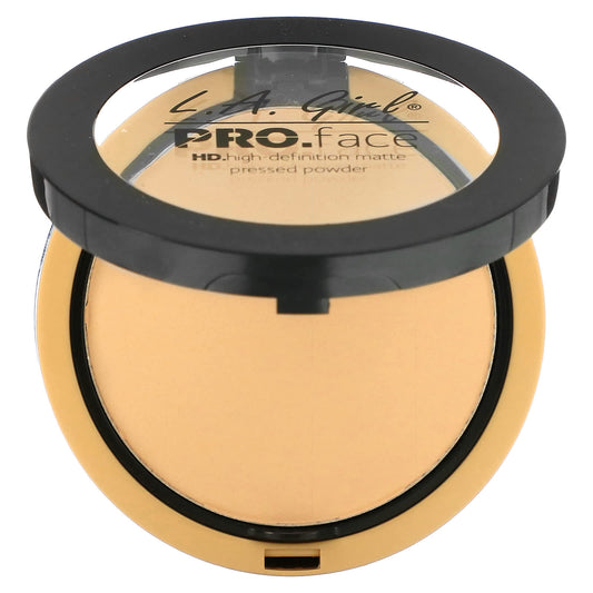 L.A. Girl-Pro Face HD Matte Pressed Powder-Creamy Natural-0.25 oz (7 g)