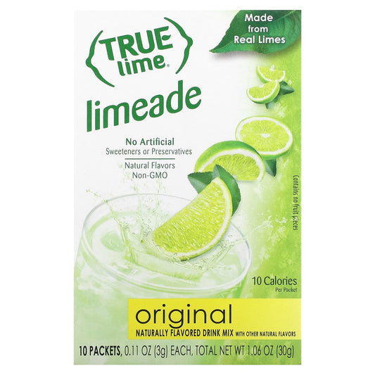 True Citrus-True Lime-Limeade-Original-10 Packets-0.11 oz (3 g) Each