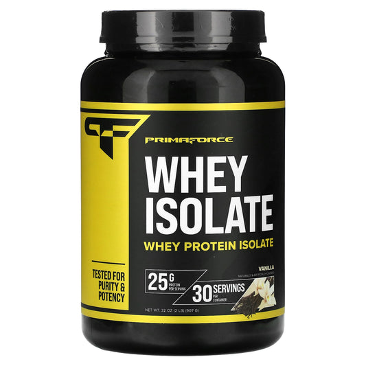 Primaforce-Whey Protein Isolate-Vanilla -2 lbs (907 g)