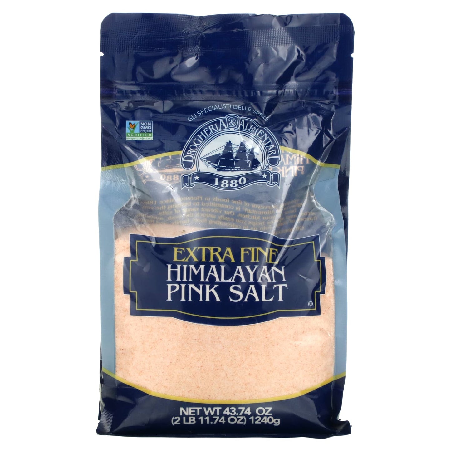 Drogheria & Alimentari-Extra Fine Himalayan Pink Salt-43.74 oz (1,240 g)