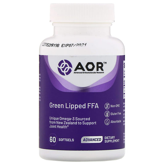 Advanced Orthomolecular Research AOR-Green Lipped FFA-60 Softgels