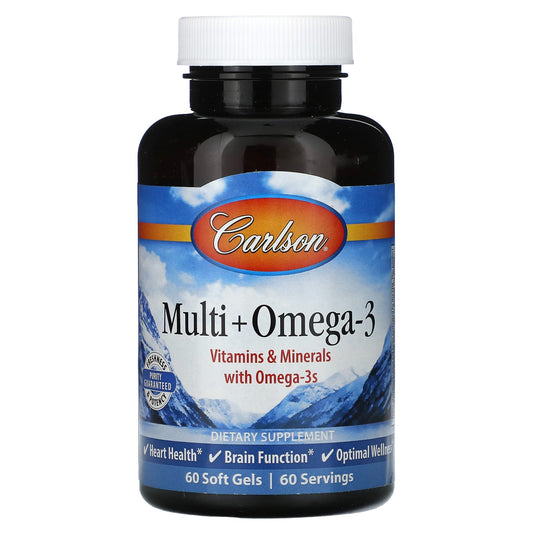 Carlson-Multi + Omega-3-60 Soft Gels