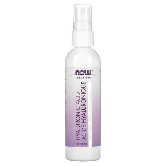 NOW Foods-Solutions-Hyaluronic Acid Hydration Facial Mist-4 fl oz (118 ml)