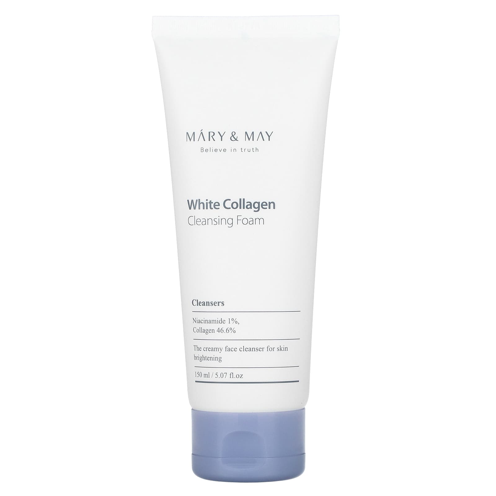 Mary & May-White Collagen-Cleansing Foam-5.07 fl oz (150 ml)