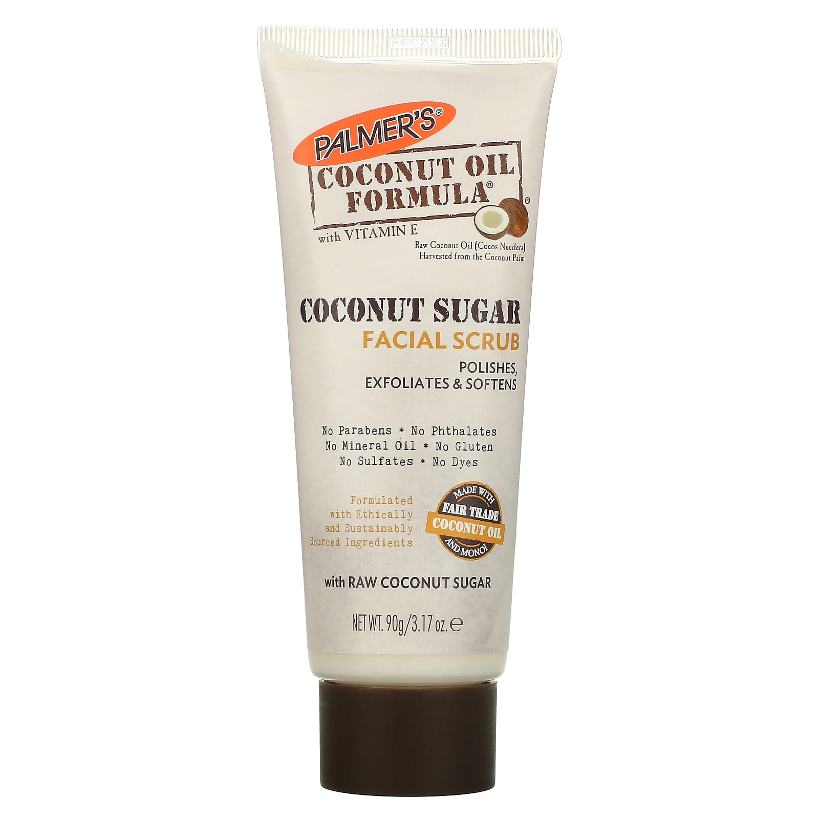 Palmer's-Coconut Oil Formula-Coconut Sugar Facial Scrub-3.17 oz (90 g)